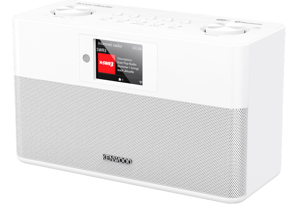 Kenwood Compact Smart Radio - White | CR-ST100S-W - Image 6