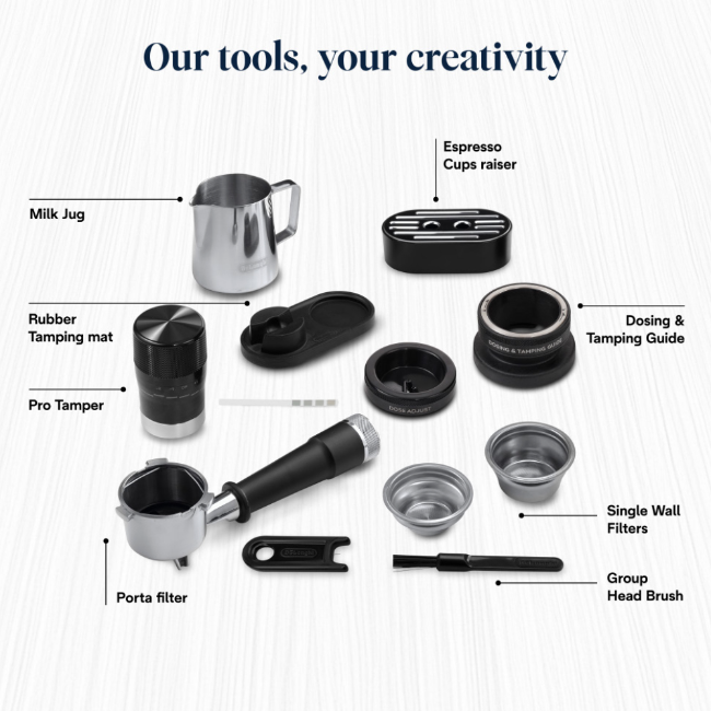 DeLonghi La Specialista Touch Coffee Maker - Grey | EC9455.M - Image 10