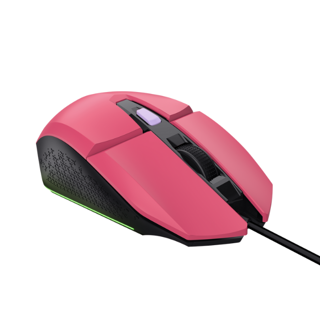 Trust GXT109 Felox Illuminated Gaming Mouse - Pink | T25068 - Image 4