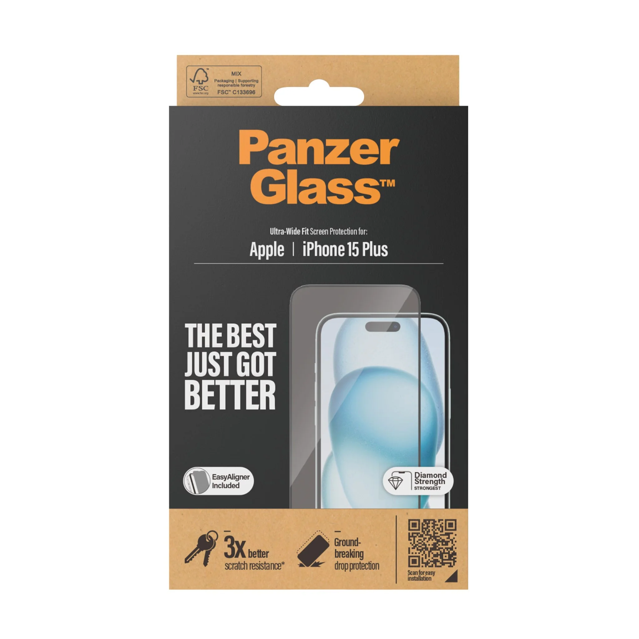 Panzer iPhone 15 Plus Screen Protector | 2811