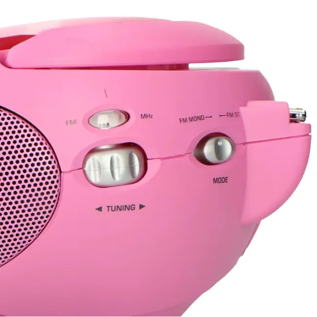 Lenco SCD-24 FM Radio With CD Player | Pink | SCD-24-PINK - Image 6