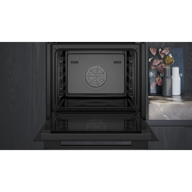 Siemens IQ700 Built-In Oven with Steam Function 60x60 cm - Black | HS736G1B1B - Image 6