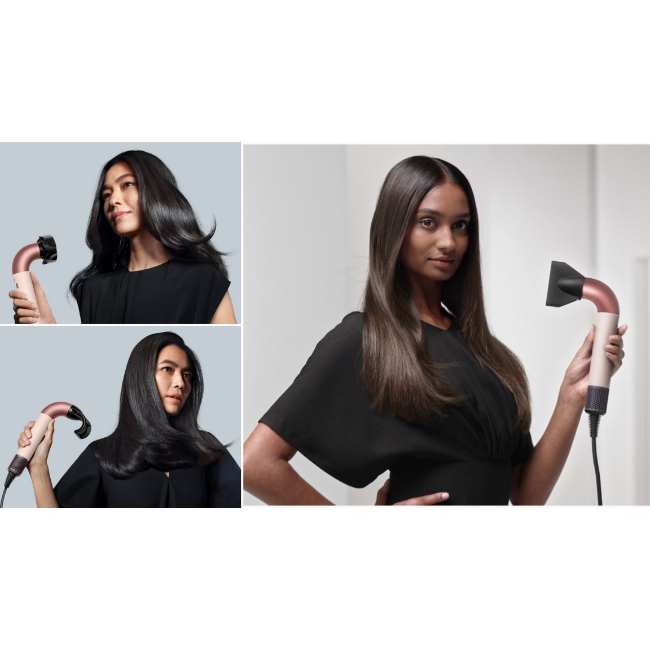 Dyson Supersonic r™ hair dryer ( Straight+Wavy ) - Ceramic Pink/Rose Gold | 533510-01 - Image 8