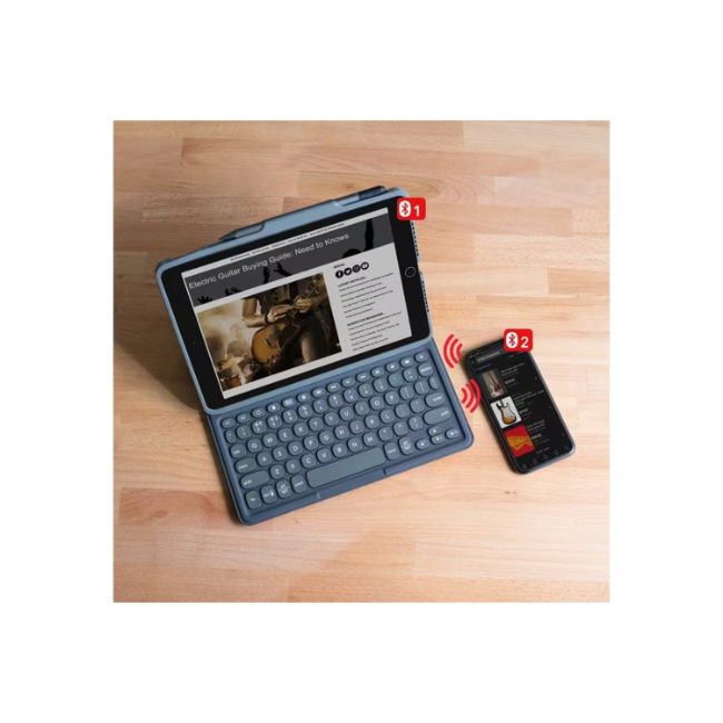 Zagg Pro Keys 10.2" iPad Wireless Keyboard & Detachable Case Black