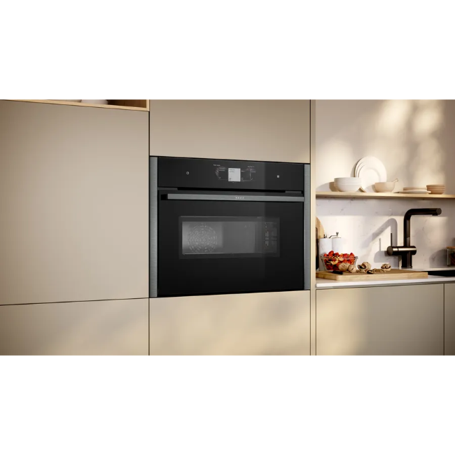 Neff N 90 Built-in Compact Oven with Microwave - Graphite-Grey | C24MT73G0B - Image 5