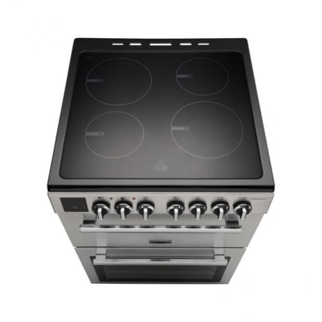 Rangemaster 60cm Professional+ Induction Cooker Stainless Steel with Chrome trim | PROPL60EISS/C - Image 2 Rangemaster 60cm Professional+ Induction Cooker Stainless Steel with Chrome trim | PROPL60EISS/C - Image 2