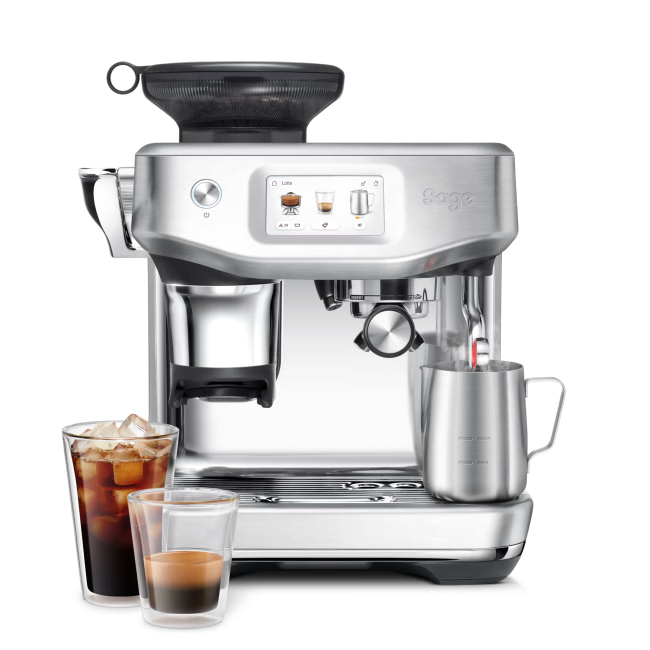 Sage Barista Touch™ Impress – with Cold Extraction - Brushed Stainless Steel | SES882BSS4GUK1