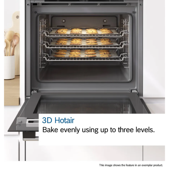 Bosch Series 4 Built-in Double Oven - Brushed Steel | MBA533BS3B - Image 6