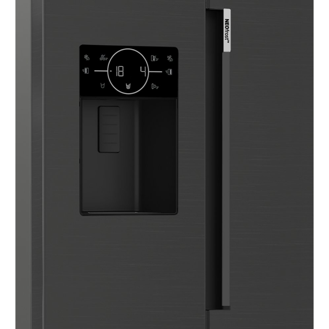 Beko Fridge Freezer - Black Steel | ASP342VPZ - Image 3 Beko Fridge Freezer - Black Steel | ASP342VPZ - Image 3