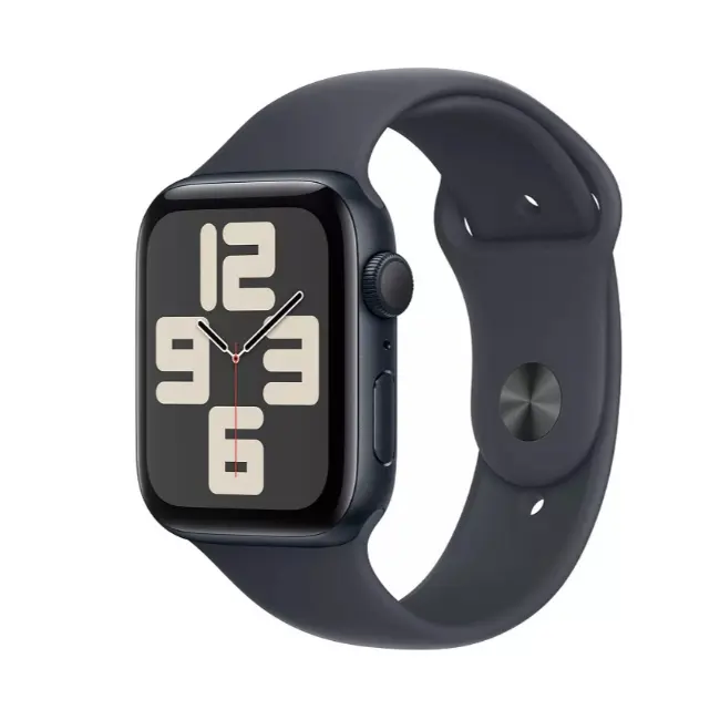 Apple Watch SE (2024) GPS | 44mm | Midnight Aluminium Case with Midnight Sport Band | S/M | MXEJ3QA-A