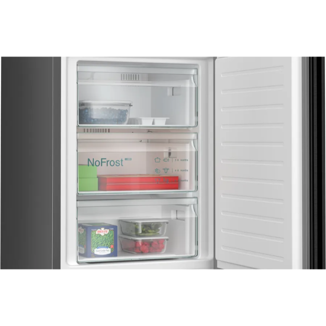 Siemens IQ300 Free-Standing Fridge-Freezer No-Frost - Black Steel | KG39NXXBF - Image 5