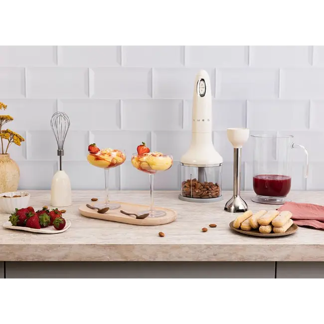 Smeg 3-in-1 Hand Blender | White| HBF03WHUK - Image 8