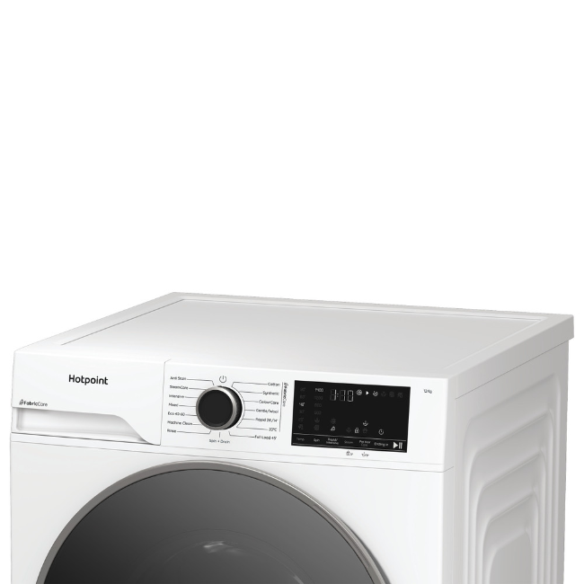 Hotpoint Fabric Care Washing Machine 12kg 1400sp - White | HBCA123CAREUK - Image 5