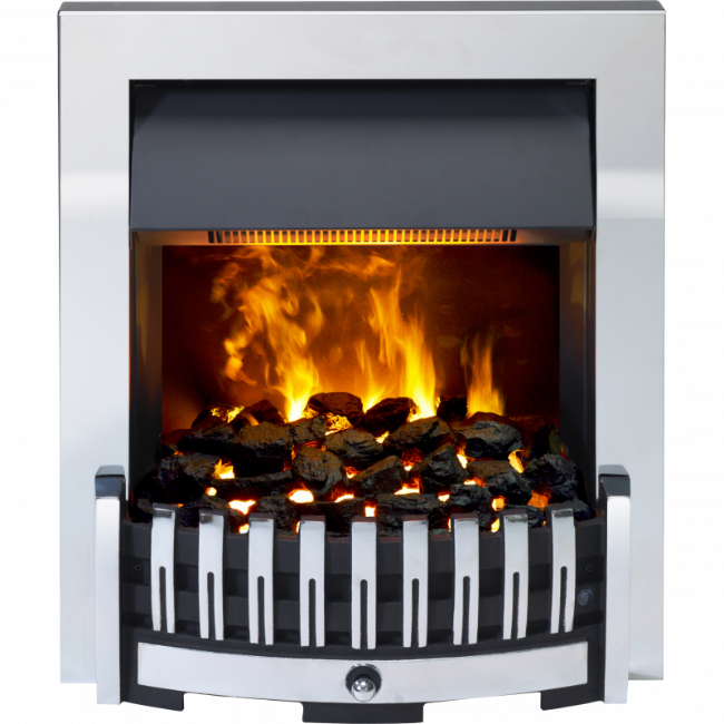 Danville Chrome Optimyst Electric Fire Inset | DNV20CH Danville Chrome Optimyst Electric Fire Inset | DNV20CH