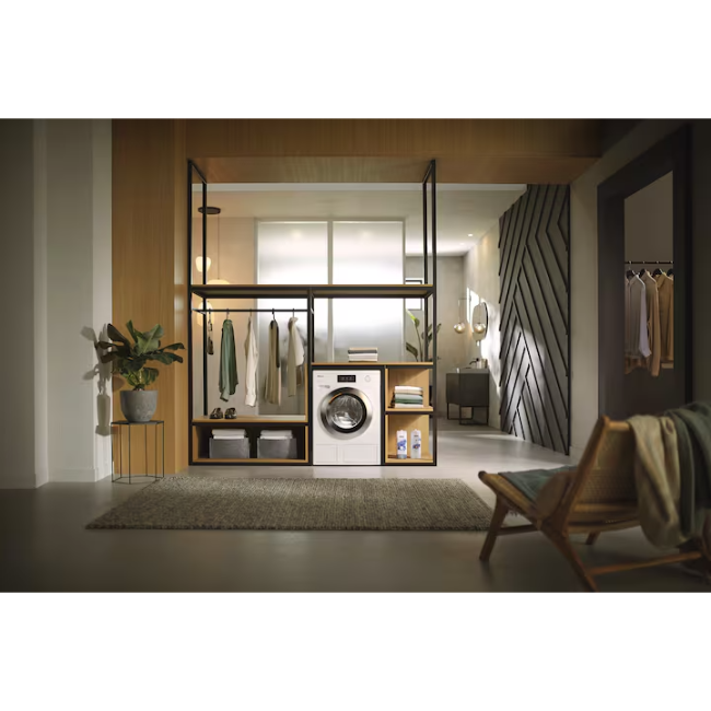 Miele W1 Front-Loader Washing Machine 9kg 1600sp - Lotus White | WER865 - Image 6