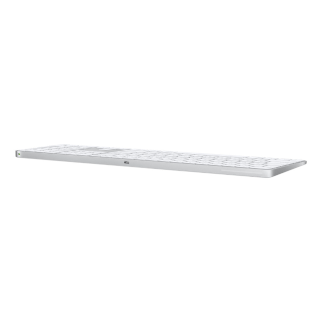 Apple Magic Keyboard with Touch ID and Numeric Keypad - White | MXK73B-A - Image 4
