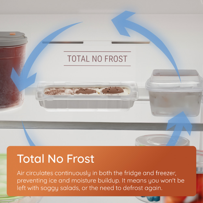 Hotpoint Built-in Total No Frost Fridge Freezer - White | HTC18T112UK - Image 10 Hotpoint Built-in Total No Frost Fridge Freezer - White | HTC18T112UK - Image 10
