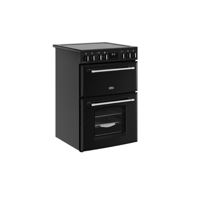 Belling 60cm Farmhouse Style Cooker - Black | FH60EBLK - Image 2