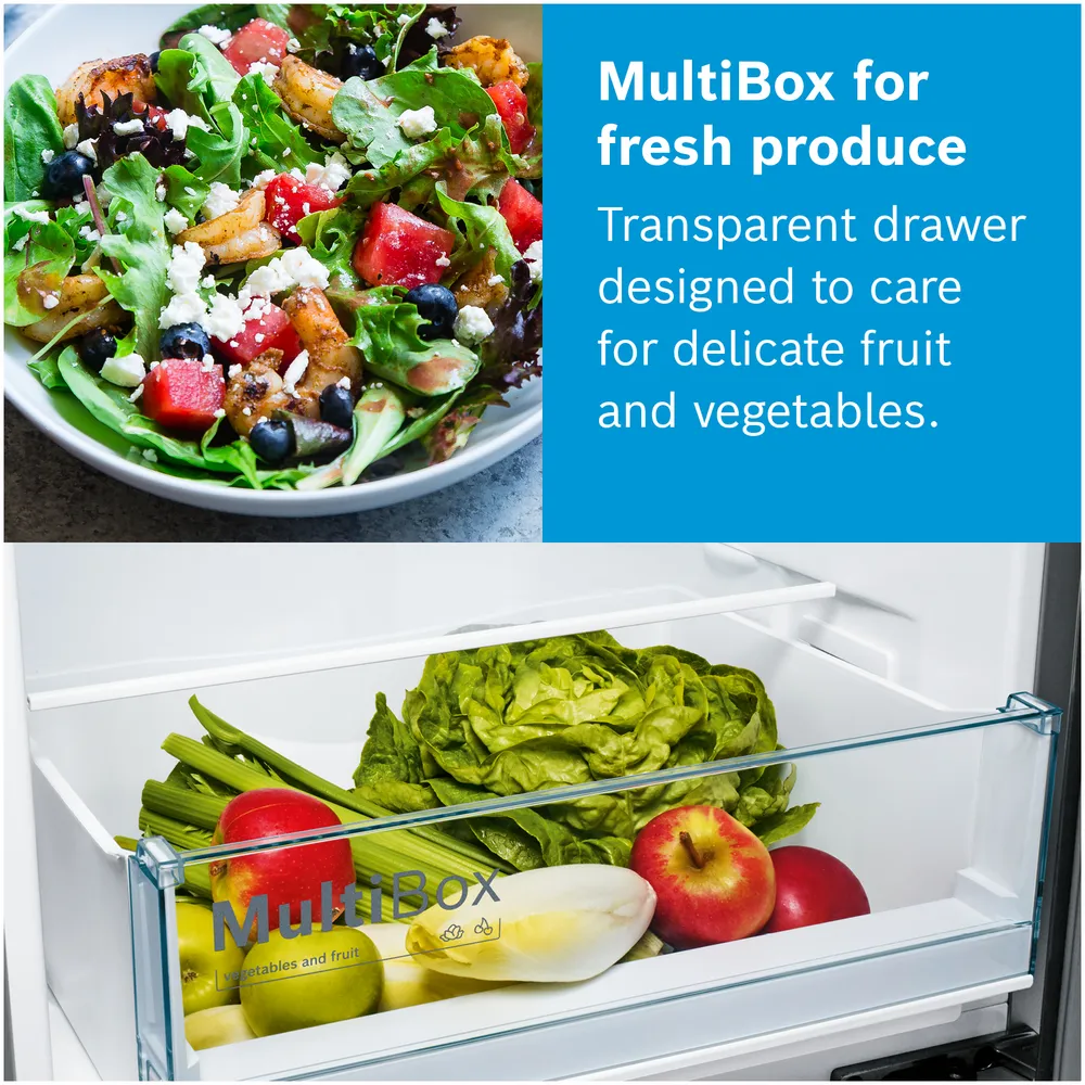 Bosch Serie 2 Fridge Freezer No Frost - White | KGN34NWEAG - Image 9