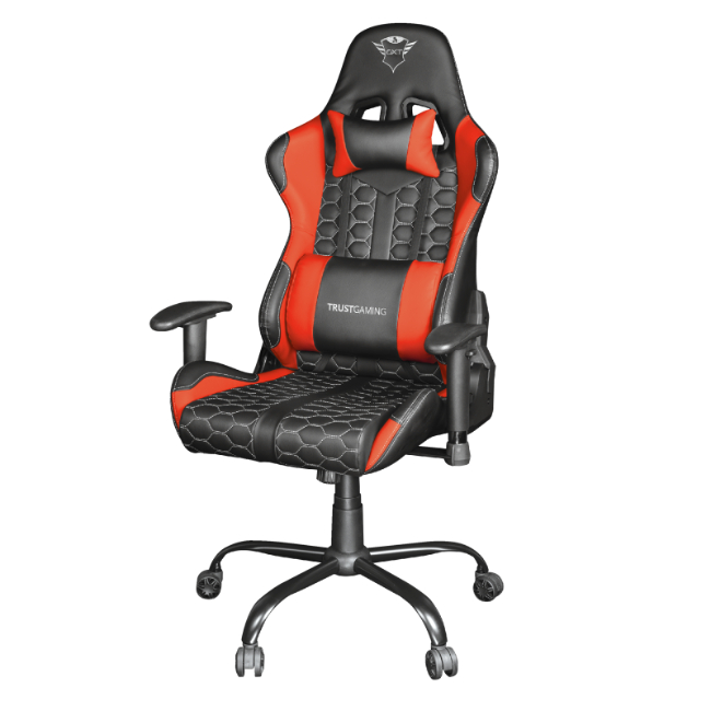 Trust GXT 708R Resto Gaming Chair Red | T24217 - Image 2