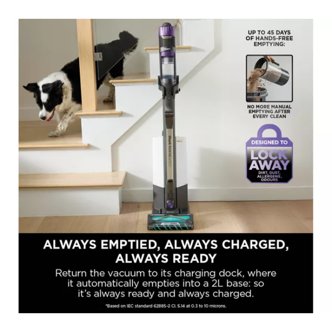 Shark PowerDetect Clean & Empty Cordless Pet Vacuum Cleaner - White/ Java Grey | IP3251UKT - Image 6
