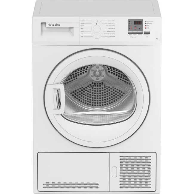 Hotpoint Condenser Dryer 8kg - White | CHDC82WWGDUK - Image 4