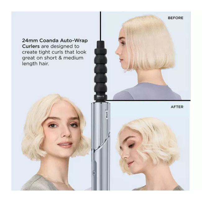 Shark FlexStyle Air Styler & Hair Dryer | Limited Edition | Glacial Blue | HD476WHUK - Image 6