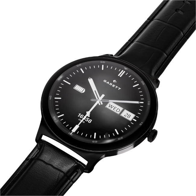 Garett Quantum Smartwatch - Black Steel | QUANTUM-BLACK - Image 9