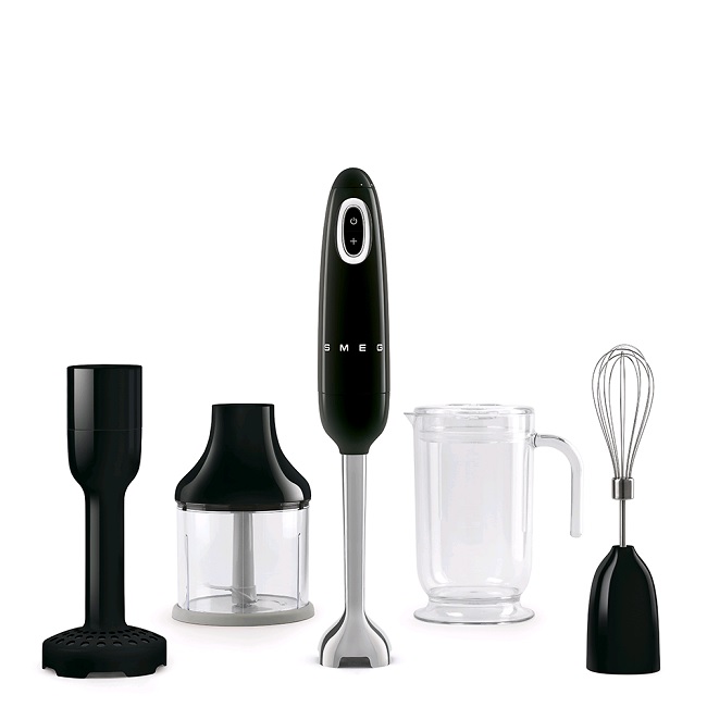 Smeg 50's Retro Style Black Hand Blender with Accessories | HBF02BLUK - Image 5