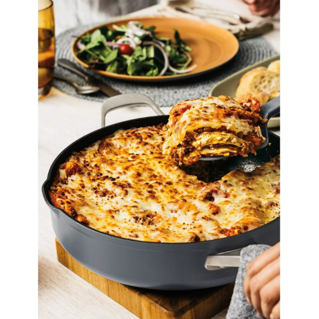 Ninja Foodi 9-in-1 PossiblePan with ZEROSTICK | Sea Salt Grey | CW102GYUK - Image 3