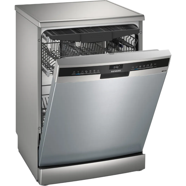 Siemens IQ300 Free-Standing Dishwasher - Brushed Steel | SN23EI03ME