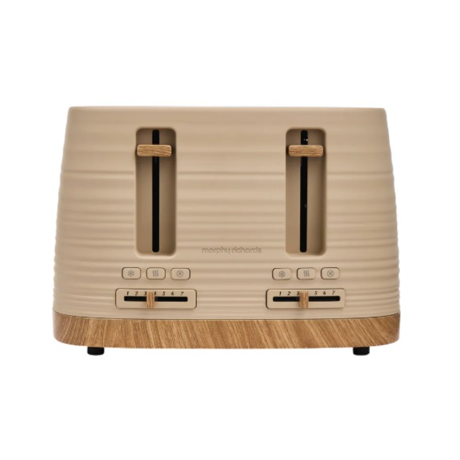 Morphy Richards Clay Felspar 4 Slice Toaster | Brown | 243100