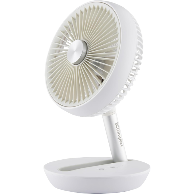 Dimplex Rechargeable Desk Fan | White | DXRCFN