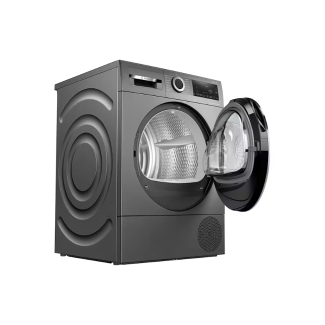 Bosch Series 6 Heat Pump Dryer 9kg - Grey | WQG245RIGB - Image 3