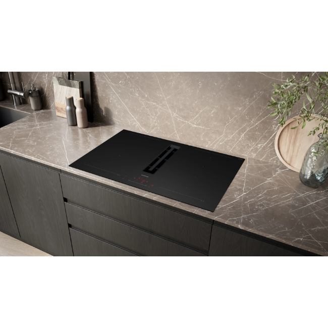 Siemens IQ700 Induction Hob with Integrated Ventilation System - Matt Black | EX81AHL26E - Image 4