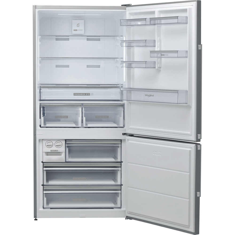Whirlpool 6th Sense 84cm Fridge Freezer - Inox | W84BE 72 X UK 2 - Image 2