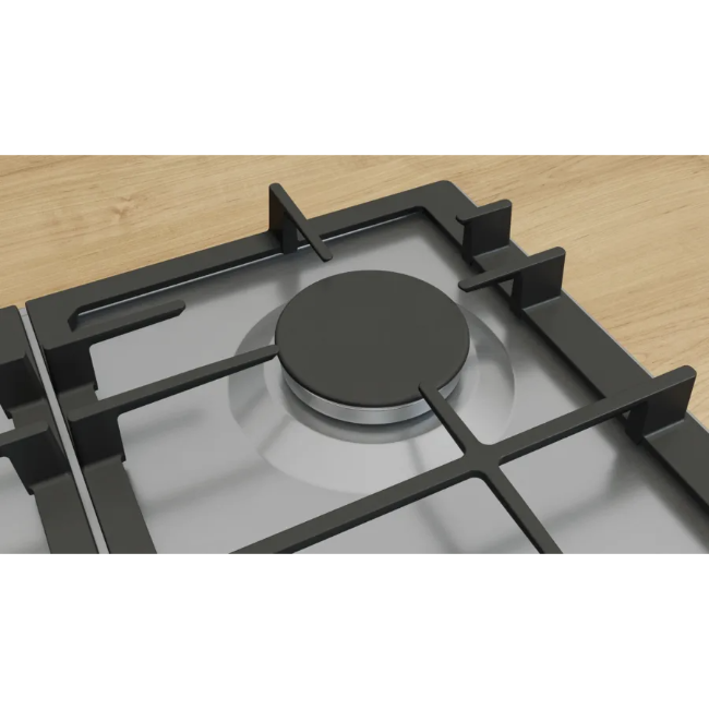 Bosch Series 6 Gas Hob 60cm 4 Burner - Brushed Steel | PCP6A5I90 - Image 4