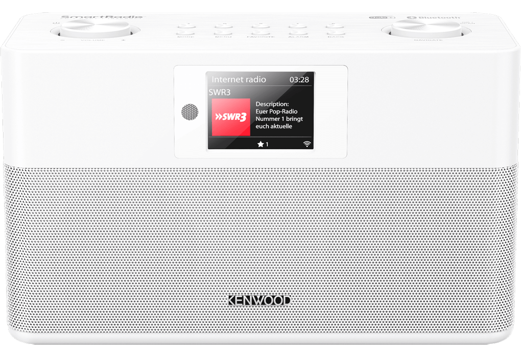 Kenwood Compact Smart Radio - White | CR-ST100S-W Kenwood Compact Smart Radio - White | CR-ST100S-W