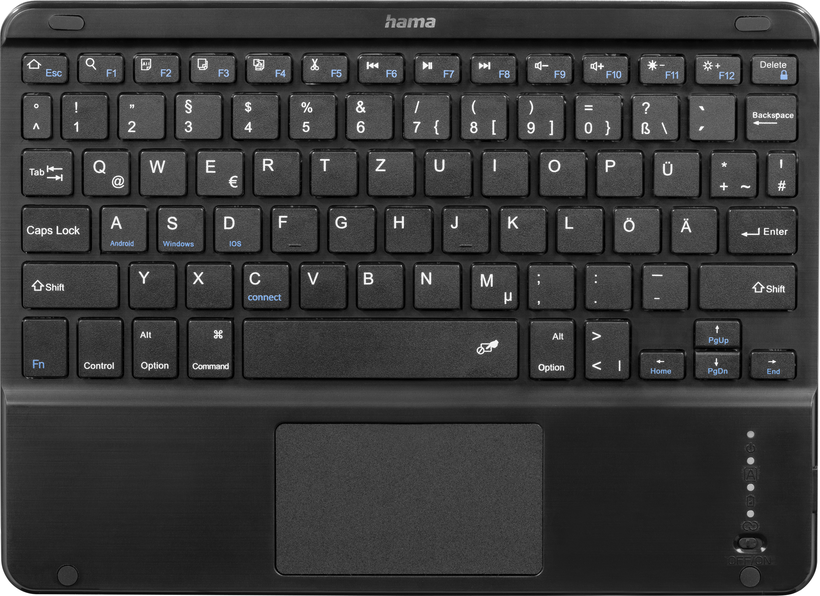 Hama Premium Bluetooth Keyboard Case for Samsung A9+ 11" - Black | 518347 - Image 7 Hama Premium Bluetooth Keyboard Case for Samsung A9+ 11" - Black | 518347 - Image 7