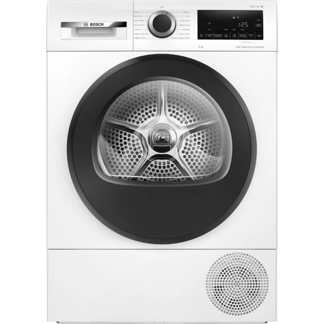 Bosch Series 6 Heat Pump Tumble Dryer - White | WQG24500GB Bosch Series 6 Heat Pump Tumble Dryer - White | WQG24500GB