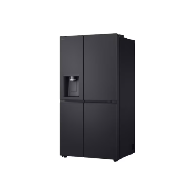 LG 628L Side-By-Side Fridge Freezer with Water & Ice Dispenser - Matte Black | GSLE81EPBD - Image 2