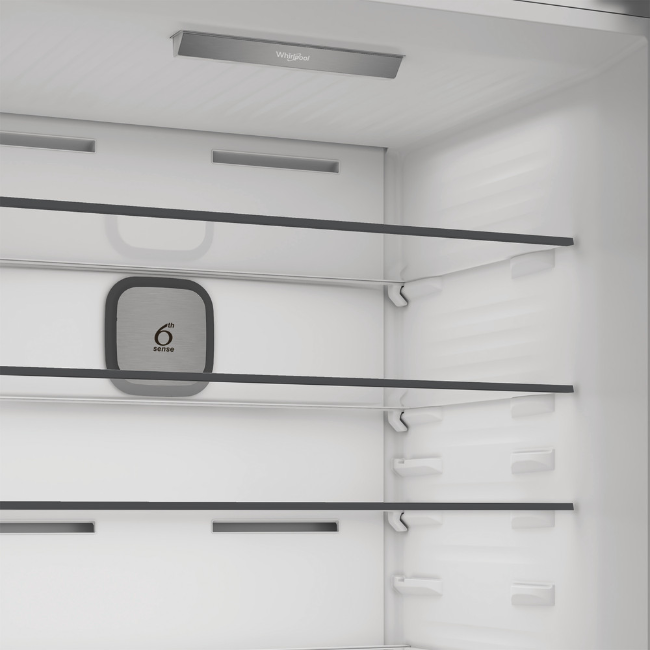 Whirlpool Freestanding Fridge Freezer - Steel | WHK26613XS - Image 5