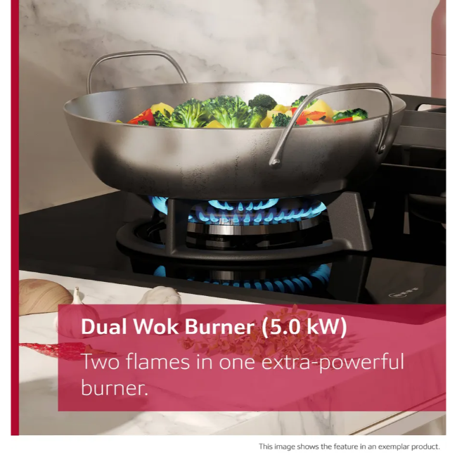 Neff 75cm 5 Burner Gas Hob - Stainless Steel | T27CIS8N0 - Image 7