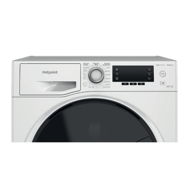 Hotpoint Freestanding Washer Dryer - White | NDD10748DAUK - Image 6