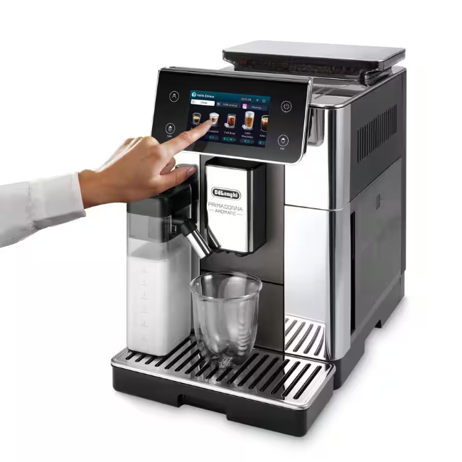 Delonghi Primadonna Aromatic Bean To Cup Coffee Machine - Titanium | ECAM630.75.TSM - Image 3