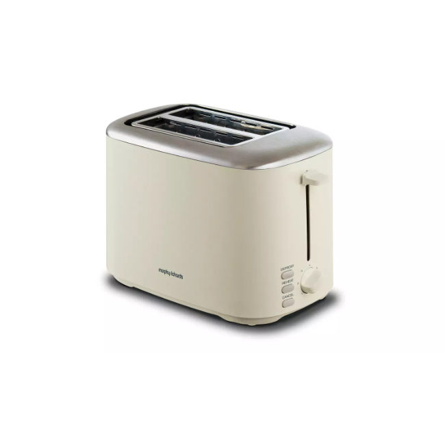 Morphy Richards Equip 2 Slice Toaster Cream | 222065 Morphy Richards Equip 2 Slice Toaster Cream | 222065
