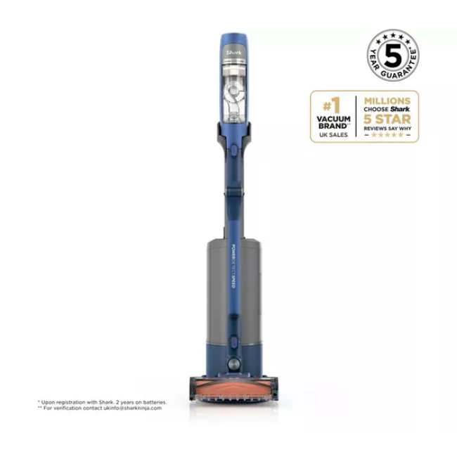 Shark PowerDetect Speed Luxe Collection Clean & Empty Cordless Vacuum - Ultramarine | IA3241UKT