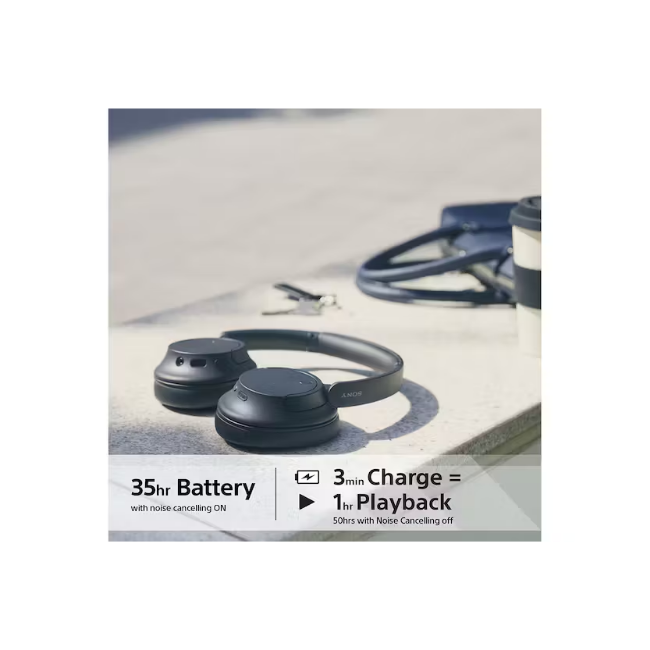 Sony Wireless Over-Ear Noise Cancelling Headphones - Black | WHCH720NB.CE7 - Image 5 Sony Wireless Over-Ear Noise Cancelling Headphones - Black | WHCH720NB.CE7 - Image 5