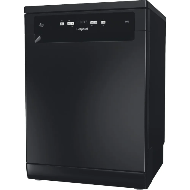Hotpoint Freestanding Dishwasher with Rapid Wash 14pl/7prg - Black | HP2FFC14BN6BUK - Image 2