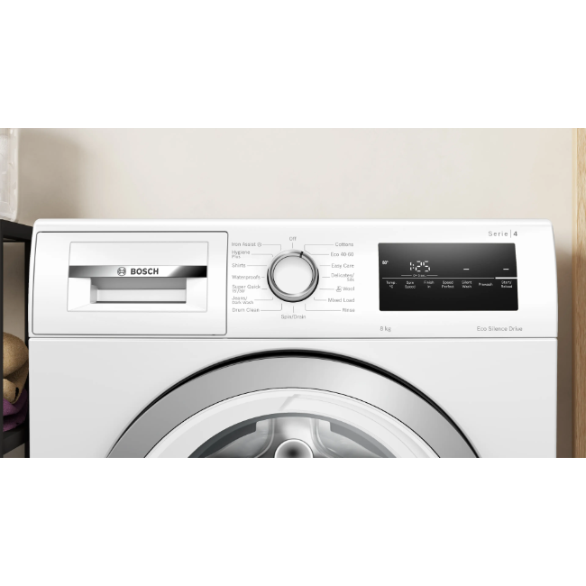 Bosch Series 4 Washing Machine - White | WAN28258GB - Image 2